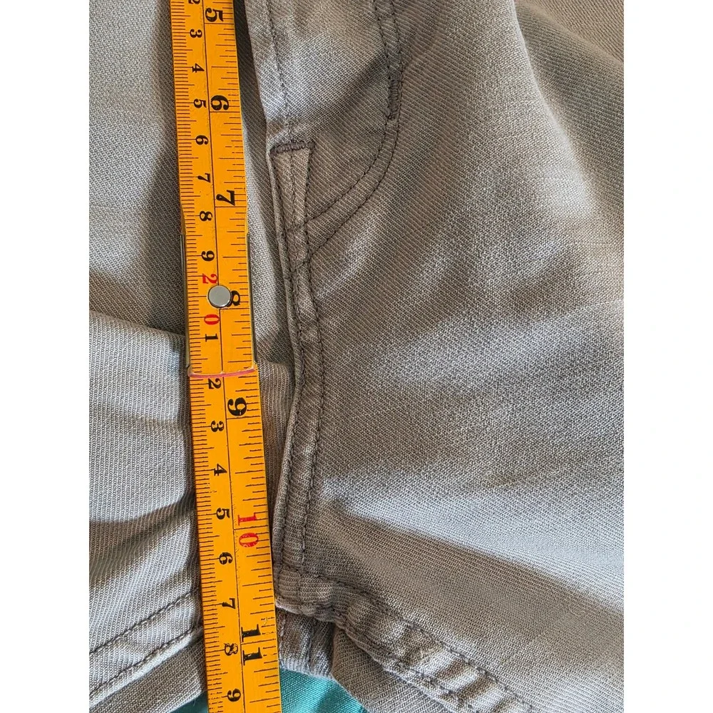 AllSaints Razor Skinny Fit Jeans Mens‎ 33 Light Grey Button Fly Denim ME044E